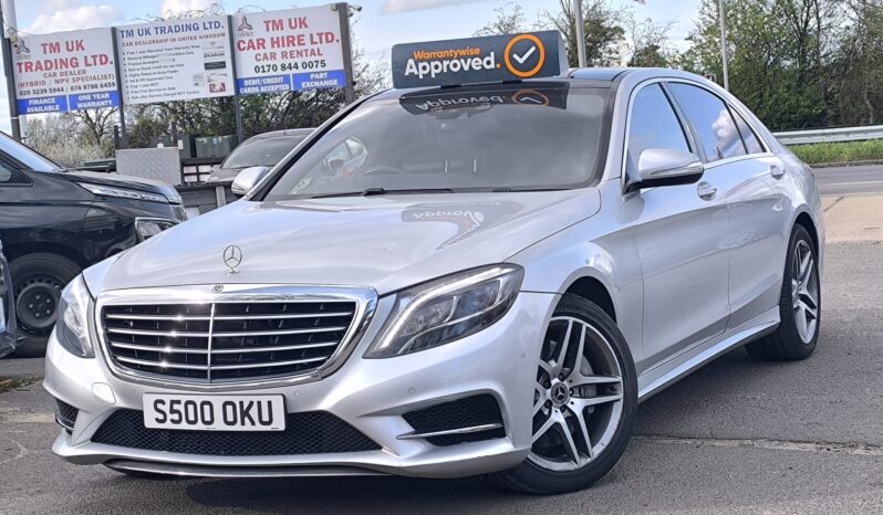 Mercedes-Benz  S Class 4.7 Petrol 2014(14) Automatic S500L V8 AMG Line Saloon 4dr CAT N Sunroof Euro 6 ULEZ Free (UK Model, Finance Available) full
