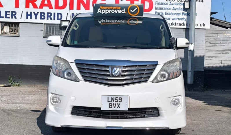 Toyota Alphard 2.4 Petrol 2010(59) 7 Seats 5dr MPV Roof led TV ULEZ Free (Fresh Import, Finance Available) full